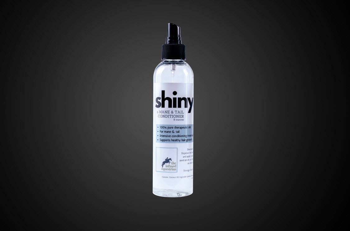 Shiny. A Mane & Tail Conditioner (4 oz., 8 oz., 28 oz.) - Riders Choice Supply Co