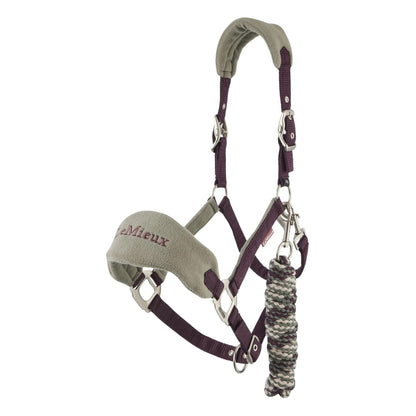 LeMieux Vogue Halter and Lead Rope Set- Damson - Riders Choice Supply Co