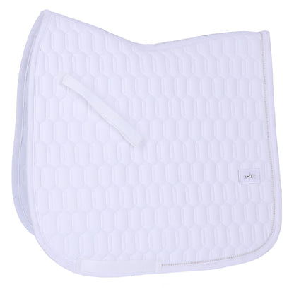 Schockemohle Sports Crystal Energy Dressage Saddle Pad - Black, Navy, White