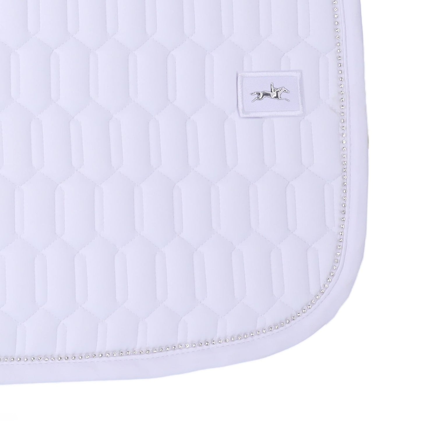Schockemohle Sports Crystal Energy Dressage Saddle Pad - Black, Navy, White