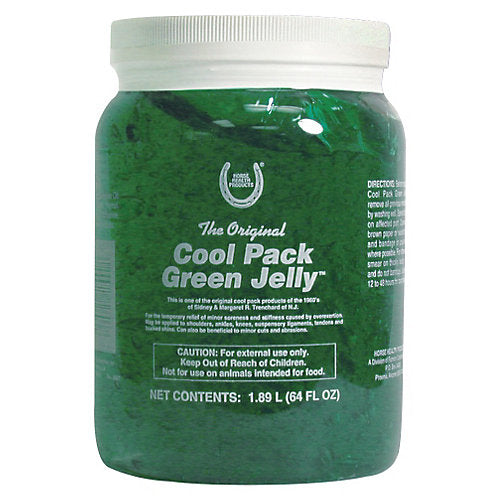 Horse Health Products Cool Pack Green Jelly Liniment 64 Ounces - Riders Choice Supply Co