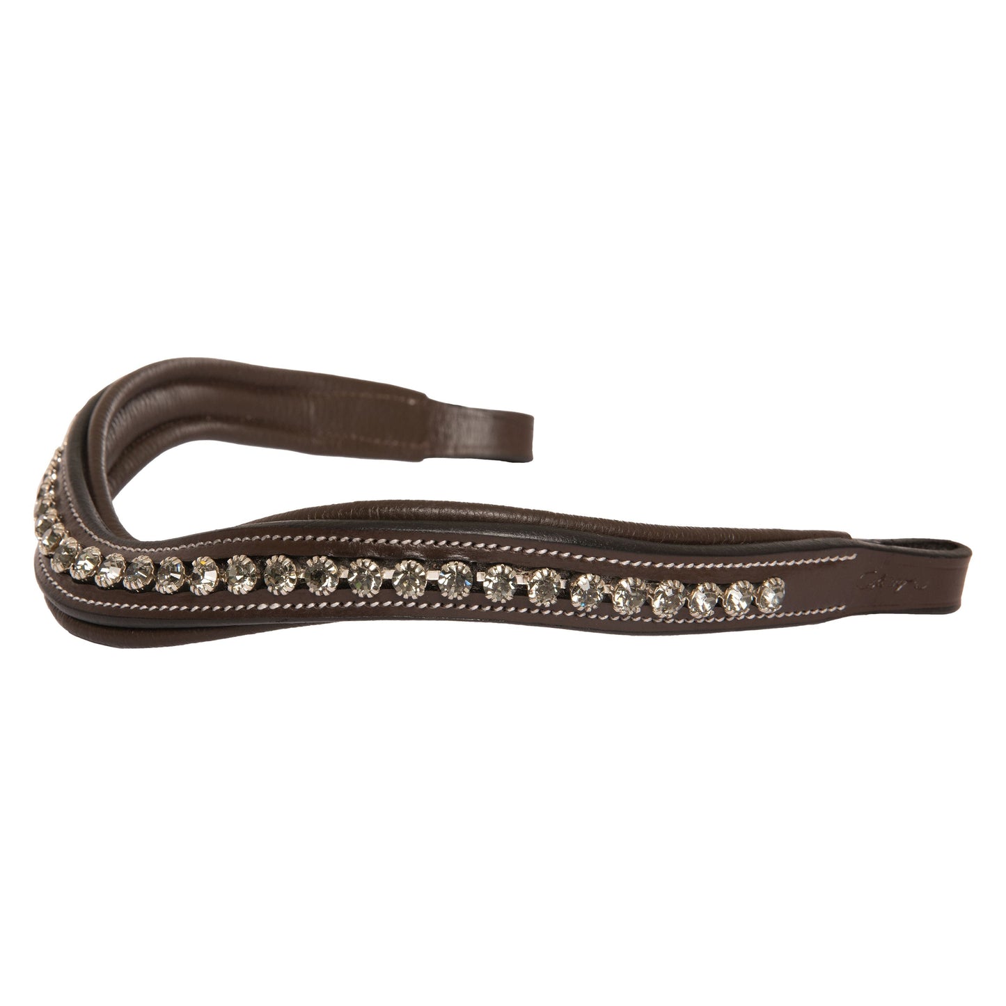 ExionPro Ornamental & Designer Black Diamond Crystal Browband