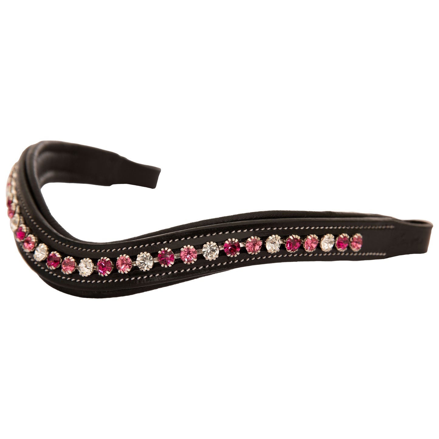 ExionPro Designer Clear, Light Rose & Fuchsia linked Crystal Browband