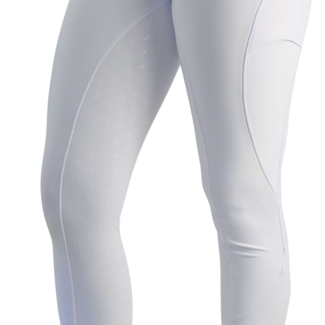 White Just Right Summer Breeches + Free Bit Belt - Riders Choice Supply Co