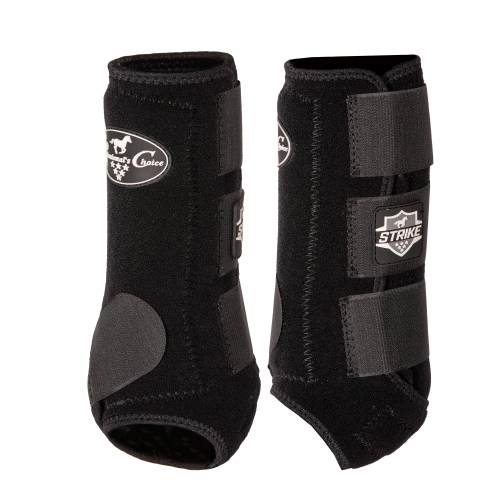 Professional's Choice SMB Strike Boots, Large, Black, 4 Pack - Riders Choice Supply Co