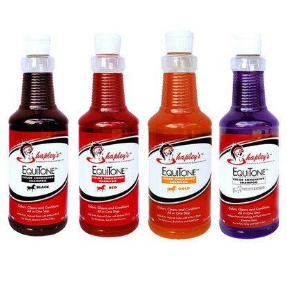 Shapley's Equitone Color Enhancing Shampoo 32 oz Black - Riders Choice Supply Co