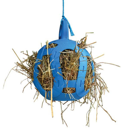 Horsemen's Pride Jolly Hay Ball 11" H x 8" Blue - Riders Choice Supply Co