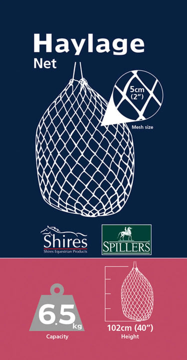 SHIRES Premium Poly Cord 2 Hole Haynet Haylage 5cm - Riders Choice Supply Co