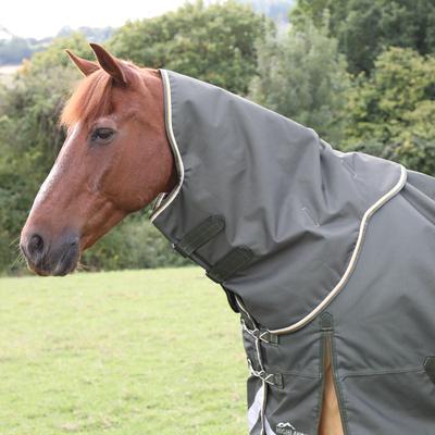 Shires Highlander Plus Lite Neck Cover Green (Large) - Riders Choice Supply Co