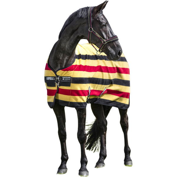 Horseware Rambo Newmarket Fleece Cooler Witney Gold 81" - Riders Choice Supply Co