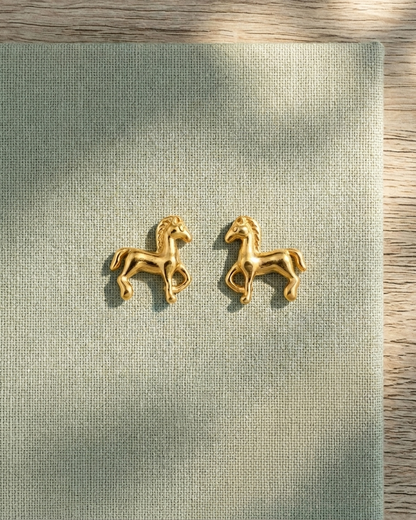 Tiny Horse Earrings