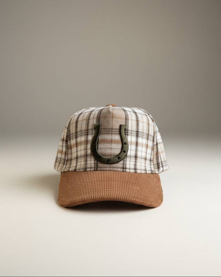 Bridlewood Plaid Horseshoe Hat