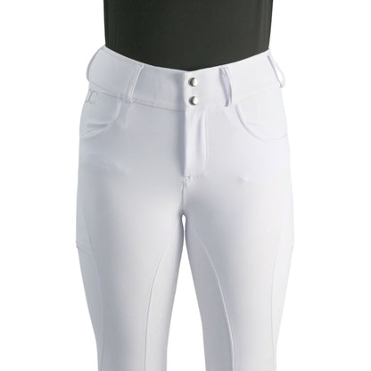 White Just Right Summer Breeches + Free Bit Belt - Riders Choice Supply Co