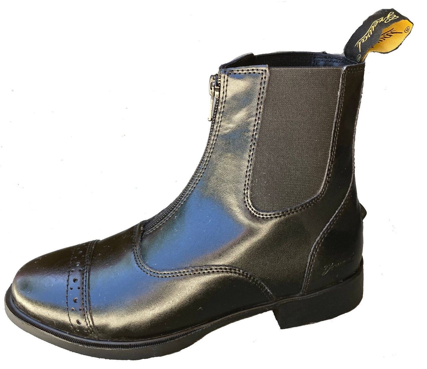 Adult Zip Up Synthetic Leather Paddock Boots: 7 - Riders Choice Supply Co