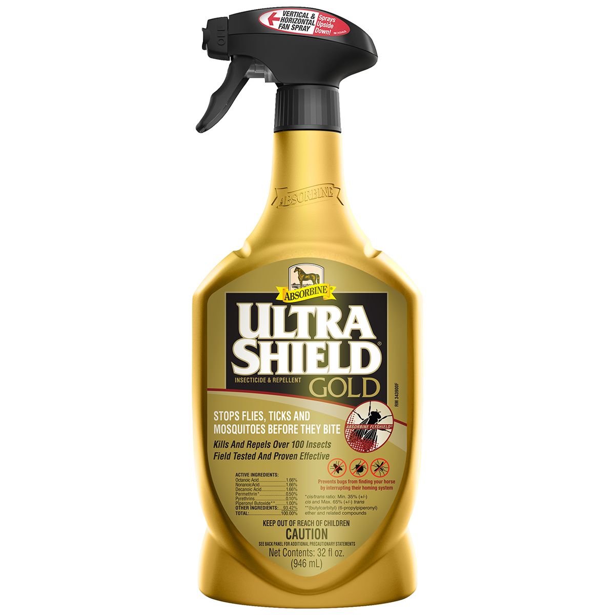 Ultra Shield Gold Insecticide & Repellent - 32 fl oz spray
