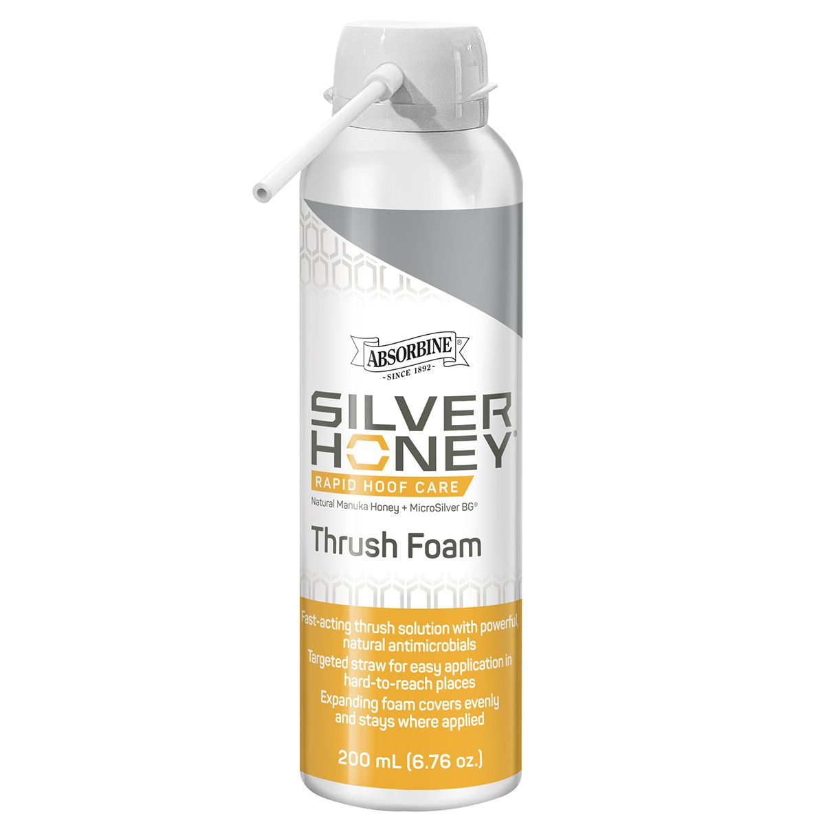 Silver Honey Rapid Hoof Care Thrush Foam for Horses - 200 ml