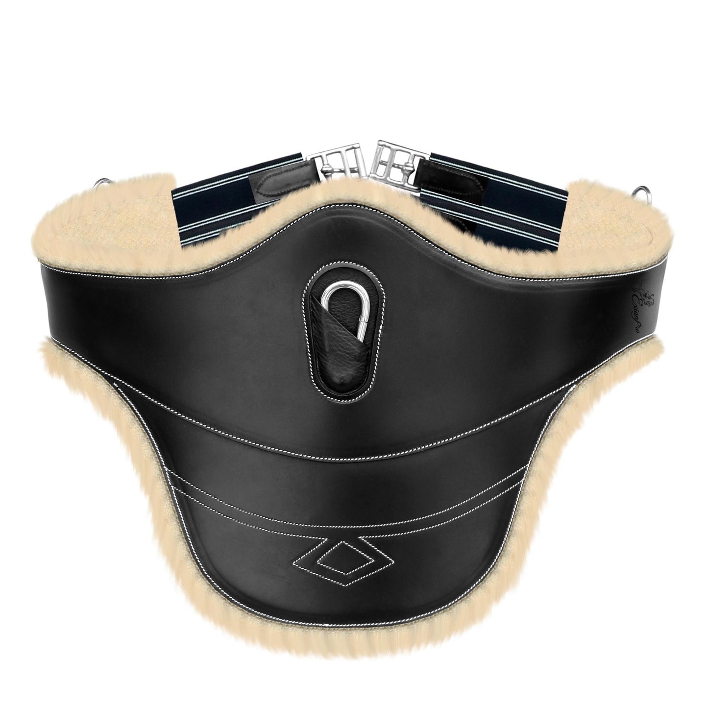 ExionPro Belly Guard Girth - Navy Blue Elastic with White Lines