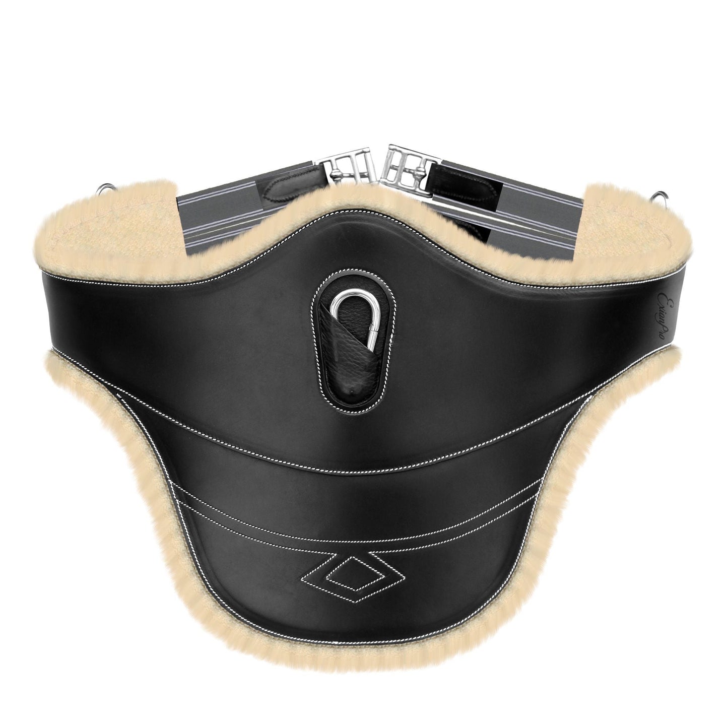 ExionPro Belly Guard Girth - Grey Elastic with White Lines