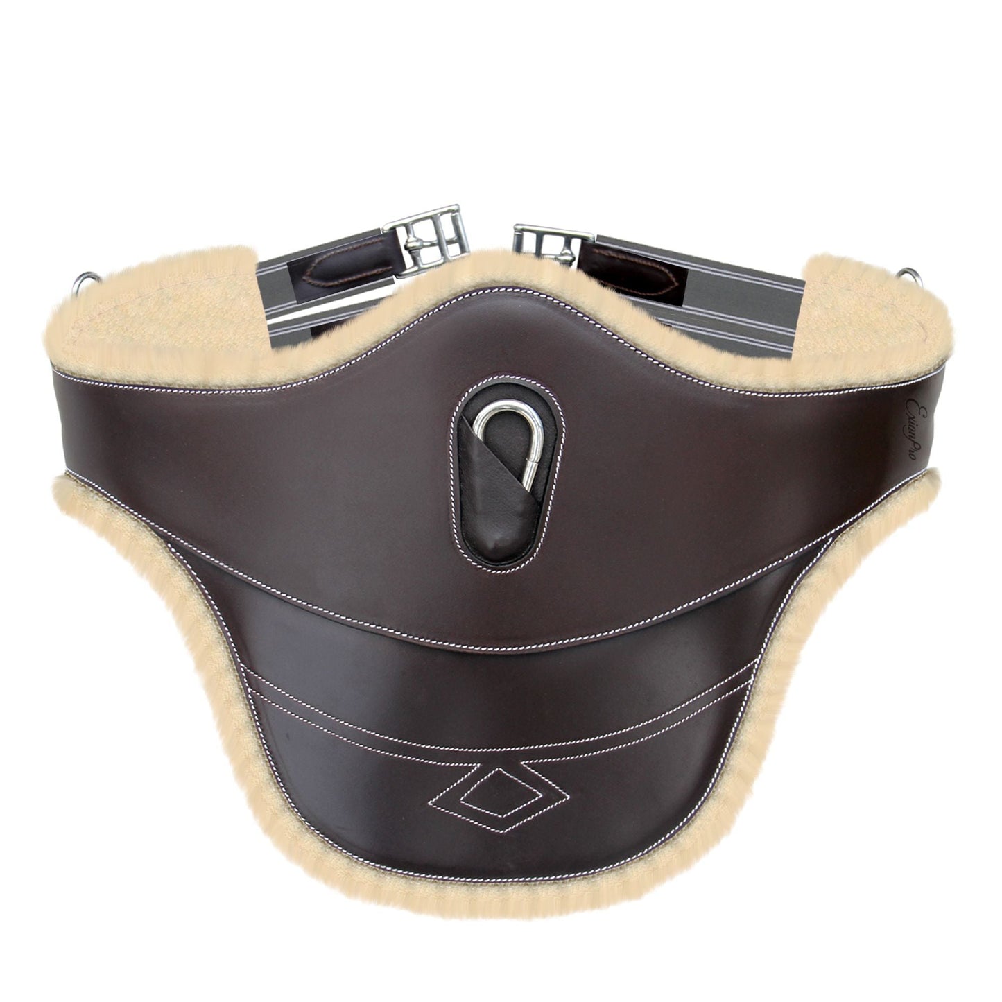 ExionPro Belly Guard Girth - Grey Elastic with White Lines