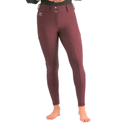 Burgundy Just Right Summer Breeches + Free Bit Belt - Riders Choice Supply Co