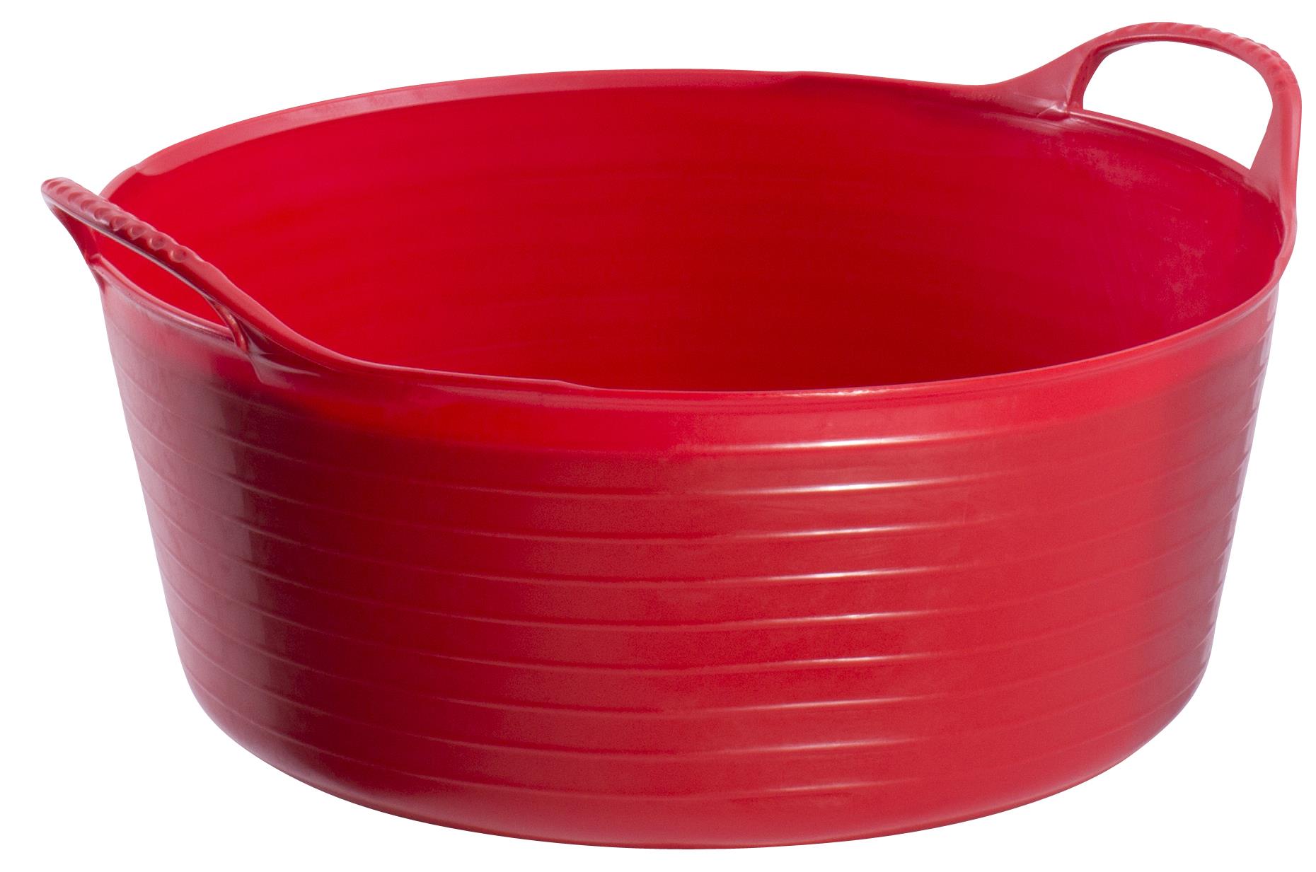 Red Gorilla Small Shallow Tub 4 Gallon - Red - Riders Choice Supply Co