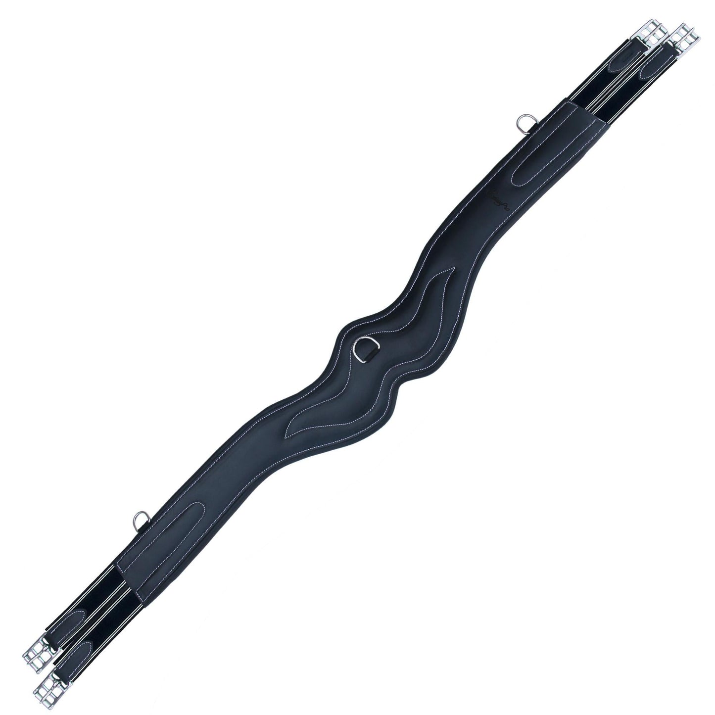 ExionPro 'AdaptLine' Wave Girth - Navy Blue Elastic with White Lines