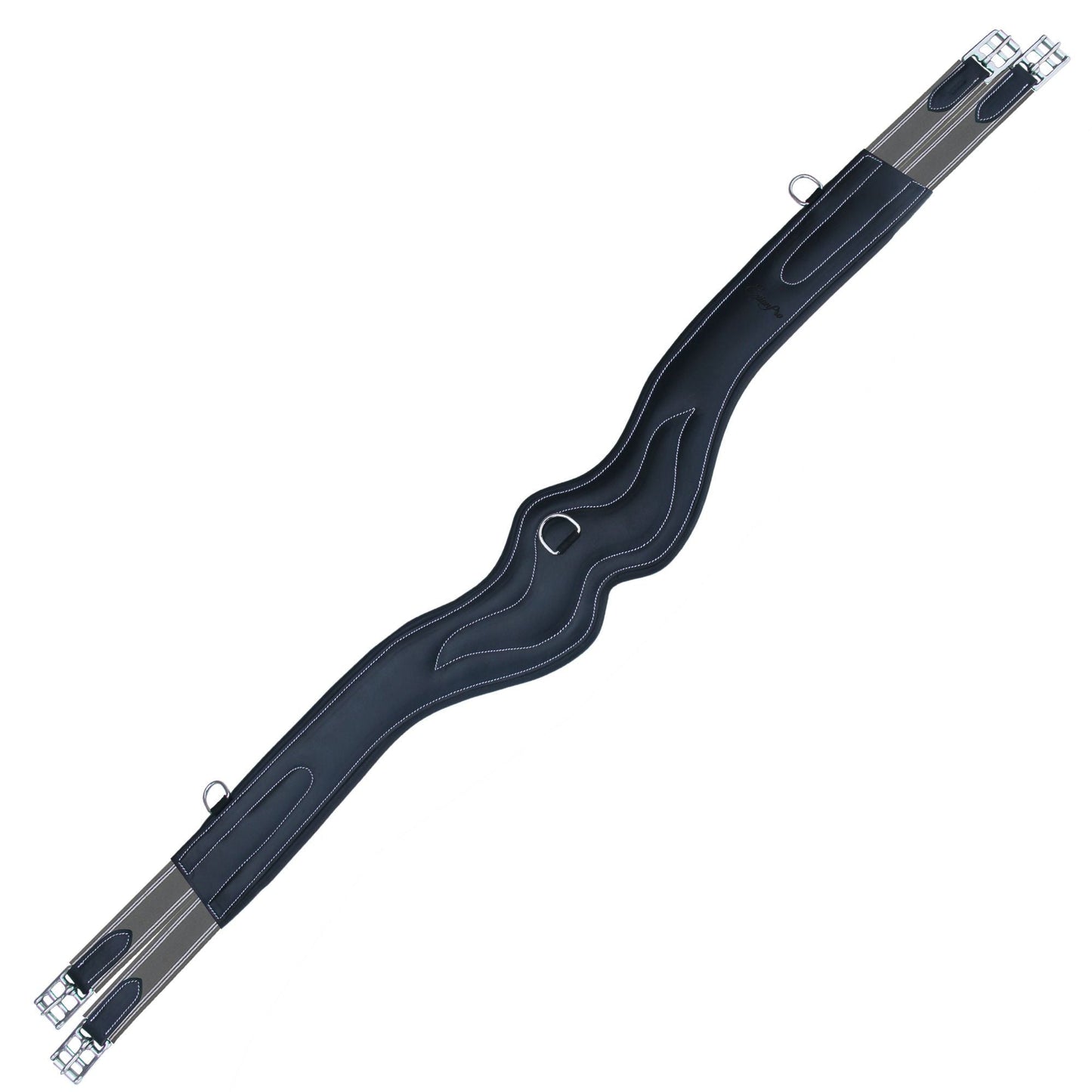 ExionPro 'AdaptLine' Wave Girth - Grey Elastic with White Lines
