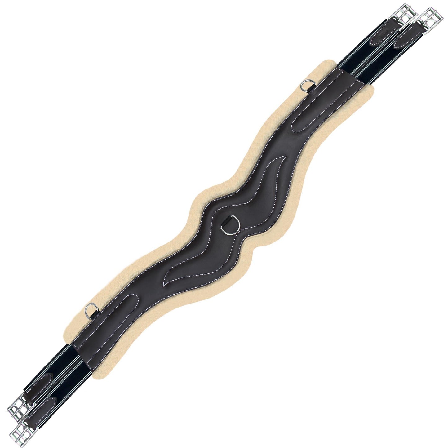 ExionPro 'AdaptLine' Wave Girth - Navy Blue Elastic with White Lines
