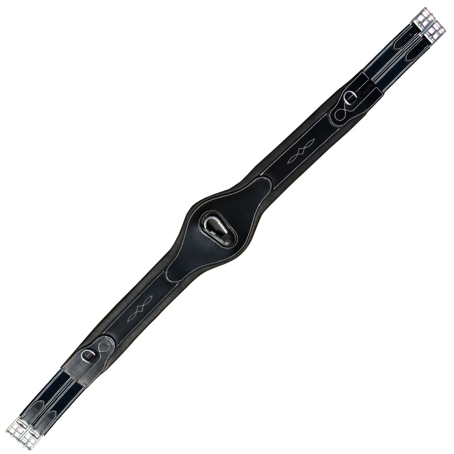 ExionPro 'Joint' Girth - Navy Blue Elastic with White Lines