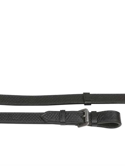 Viper Snakeskin-Embossed Monocrown Bridle