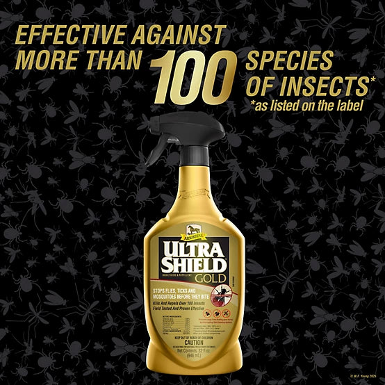 Ultra Shield Gold Insecticide & Repellent - 32 fl oz spray
