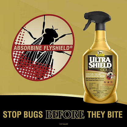 Ultra Shield Gold Insecticide & Repellent - 32 fl oz spray