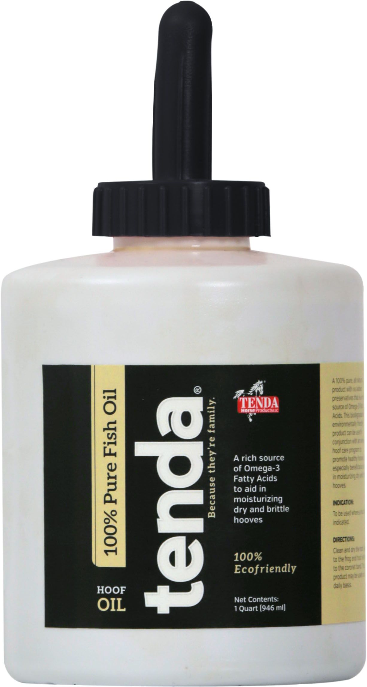 TENDA Hoof Fish Oil Horse Moisturizer, 32-oz Jar - Riders Choice Supply Co