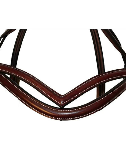 Quail Hollow Round Raised Snaffle Bridle