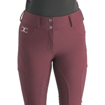 Burgundy Just Right Summer Breeches + Free Bit Belt - Riders Choice Supply Co