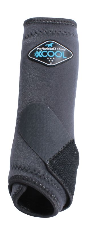 Professionals Choice 2XCool Sports Medicine Boots, Charcoal, Medium - Riders Choice Supply Co