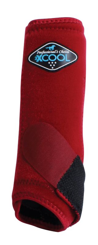 Professionals Choice 2XCool Sports Medicine Boots, Red, Medium - Riders Choice Supply Co