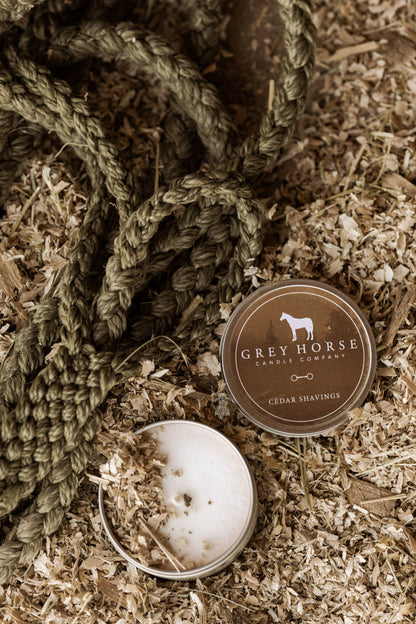Cedar Shavings Soy Candle - Riders Choice Supply Co
