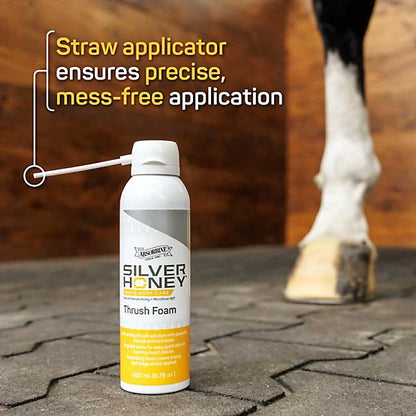 Silver Honey Rapid Hoof Care Thrush Foam for Horses - 200 ml