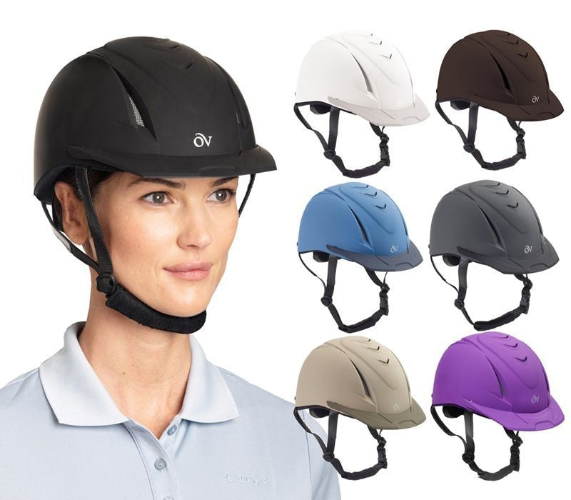 OVATION Deluxe Schooler Helmet — Classic School Riding Helmet by OVATION for Equestrian Use - Riders Choice Supply Co