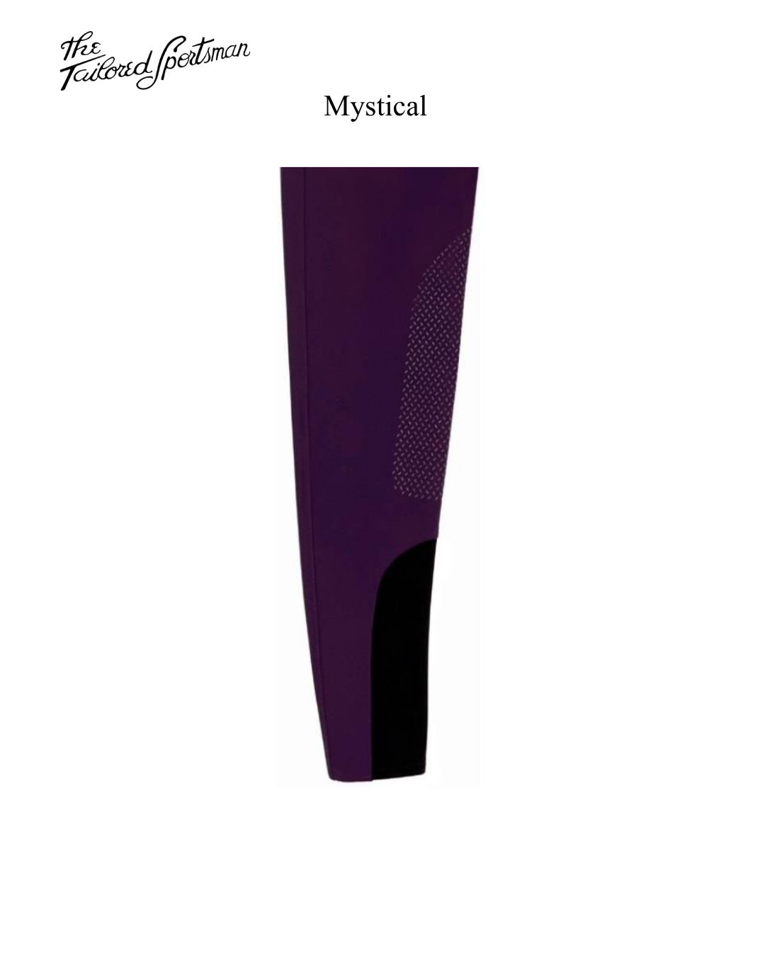 The Tailored Sportsman Trophy Hunter Breech- TechLight Fabric w. Silicone Knee Patch Style  No. 1917S – Ladies Low Rise Front Zip Bootsock