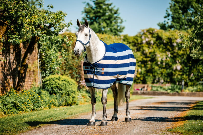 Horseware USA Rambo Newmarket Fleece Cooler 75 Navy - Riders Choice Supply Co