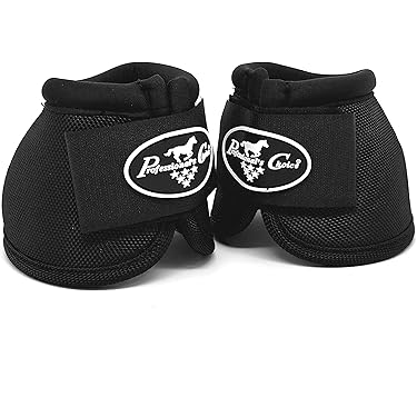 Professionals Choice 2XCOOL Horse Front Boots Black, Size M - Riders Choice Supply Co