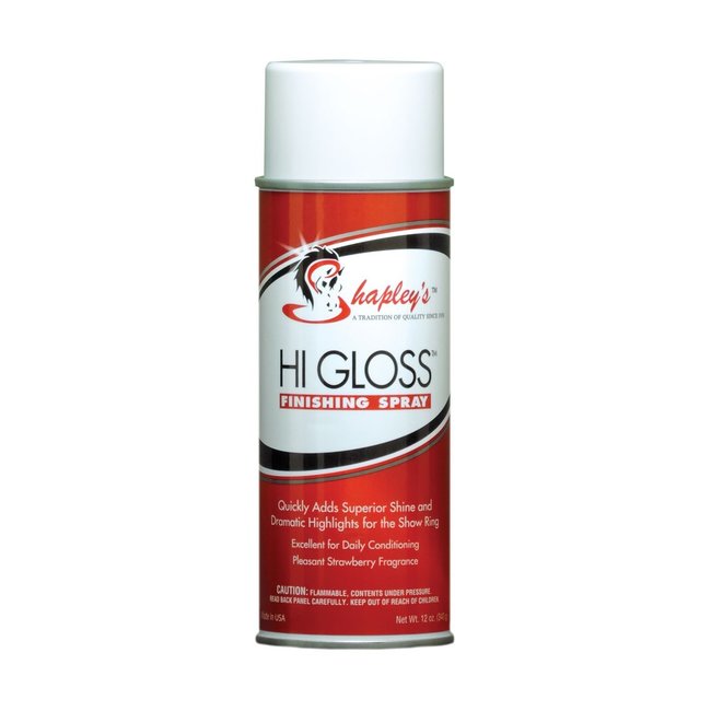 Shapley's Hi Gloss Finishing Spray for Horses, 12 oz - Riders Choice Supply Co