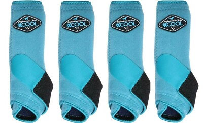 Professionals Choice 2XCool Sports Medicine Boots, Charcoal, Medium - Riders Choice Supply Co
