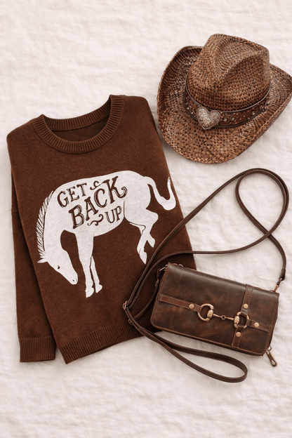 Get Back Up Horse Sweater