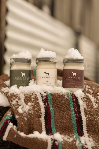 Blanket Season Soy Candle - Holiday Collection - Riders Choice Supply Co