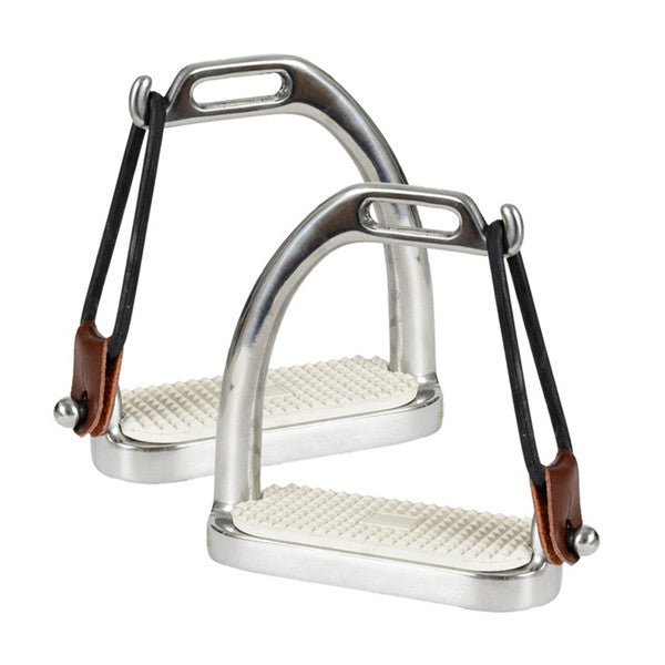 SHIRES Fillis Peacock Safety Stirrup Irons 4" - Riders Choice Supply Co