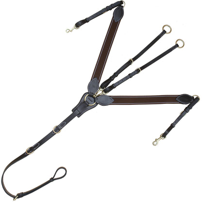 ExionPro Wide Elastic 3 Point Breastplate - Matching Elastic