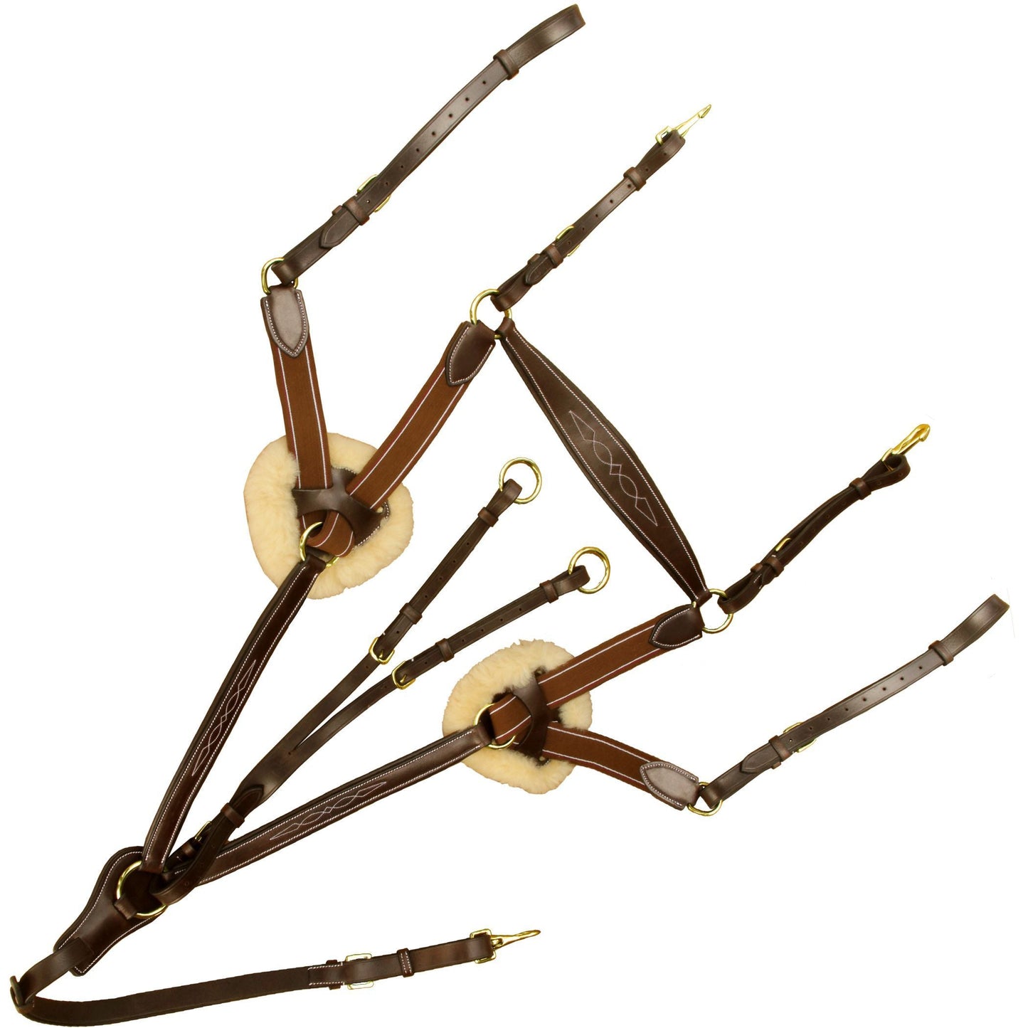 ExionPro 5 Point Breastplate - Matching Elastic